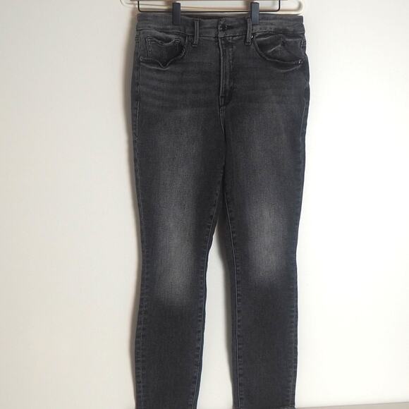 Good American Denim - Good American Jeans Women's 14/32 Black Skinny Stretch Good Legs Casual Slim